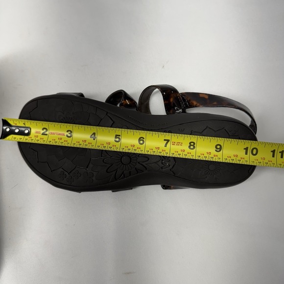 Vionic 44 Amber Tortoise Print Slingback Strappy Sandals Women's Size 9 TVW1275 - Picture 10 of 12